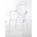 Kd Gold Transparente Napoleon Kunststoff Stuhl für Vermietung und Bankett (YC-P23-1)